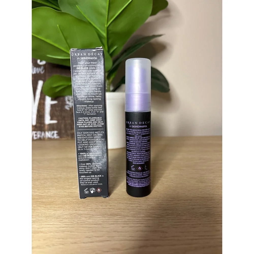 Urban Decay De-Slick Oil Control Makeup Setting Spray Travel Size 1oz 30ml NEW
